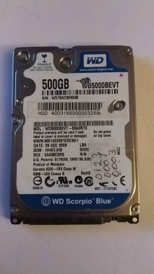WD5000BEVT-00A0RT0