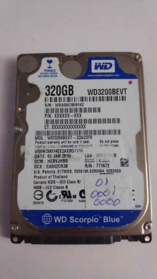 WD3200BEVT-22A23T0