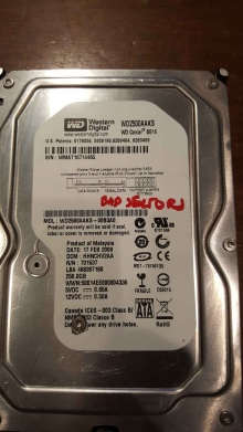 WD2500AAKS-00B3A0