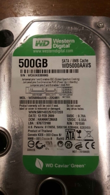WD5000AAVS-22G9B1