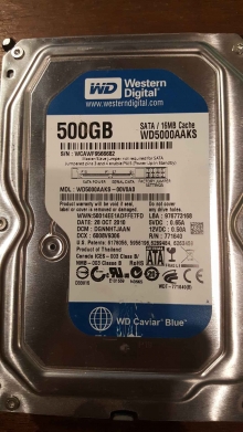 WD5000AAKS-00V0A0