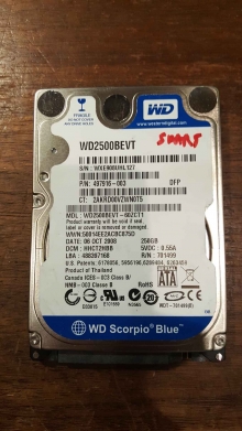 WD2500BEVT-60ZCT1