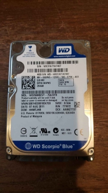 WD2500BEVT-75A23T0