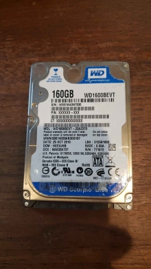 WD1600BEVT-22A23T0