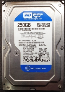 WD2500AAKS-00L9A0